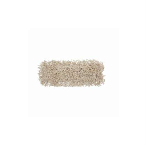 Mop Head, Dust, Cotton, 18 x 3, White