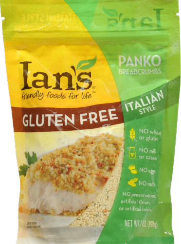Ian's Gluten-Free Italian Panko Breadcrumbs Perspective: front