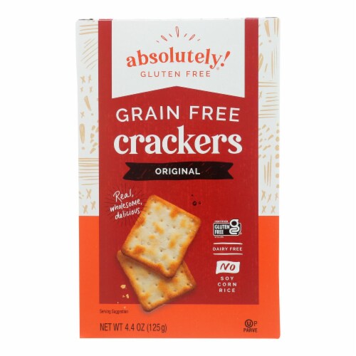 Absolutely Gluten Free - Crackers - Original - Case of 12 - 4.4 oz. Perspective: front