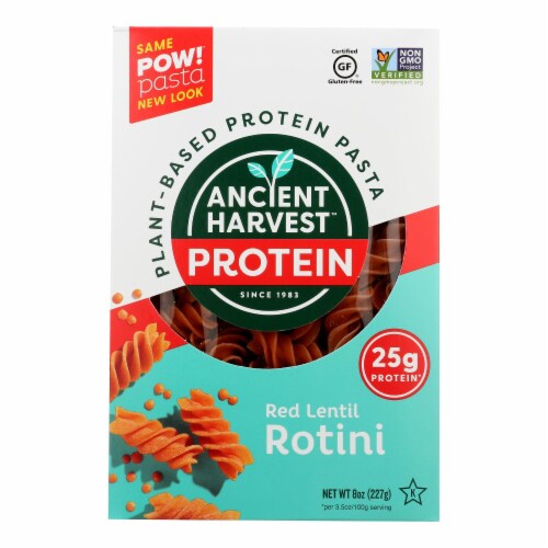 Supergrain - Red Lentil and Quinoa Rotelle - Gluten Free - 8 oz - case of 6 Perspective: front