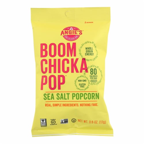 Angie's Sea Salt Popcorn Perspective: front