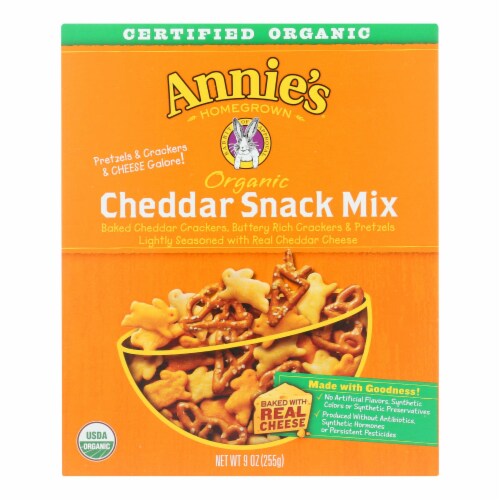 Annie's™ Organic Assorted Crackers and Pretzels Cheddar Snack Mix