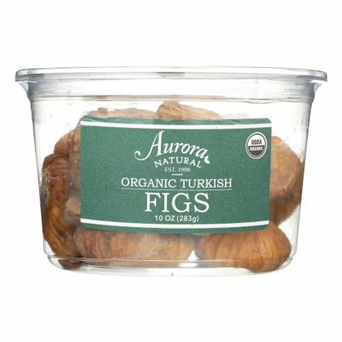 Aurora Natural Products - Organic Turkish Figs - Case of 12 - 10 oz. Perspective: front