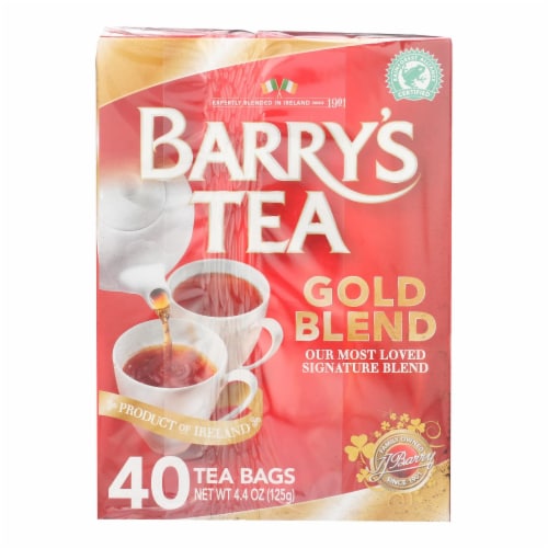 Barry's Tea - Tea - Gold Blend - Case of 6 - 40 Bags Perspective: front