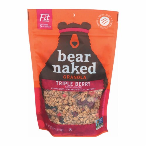 Bear Naked Granola - Triple Berry Fit - Case of 6 - 12 oz. Perspective: front