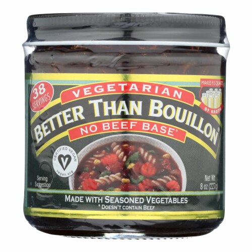 Better Than Bouillon Vegan Base - No Beef - Case of 6 - 8 oz. Perspective: front