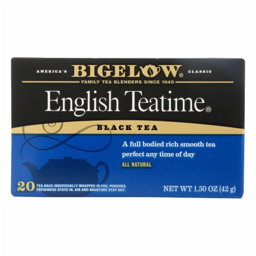 Bigelow Tea English Teatime Black Tea - Case of 6 - 20 Bags Perspective: front
