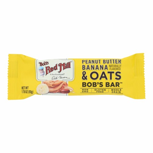 Bob's Red Mill - Bar Peanut Butter Banana Oats - Case of 12 - 1.76 oz. Perspective: front