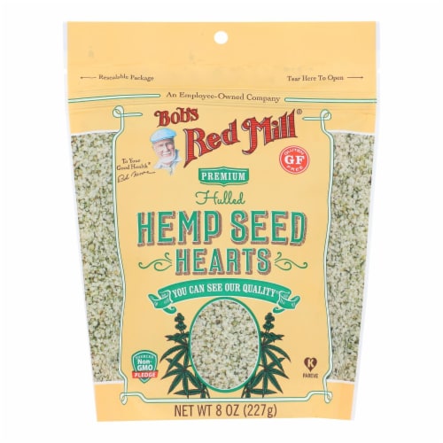 Bob's Red Mill - Seeds Hemp Hulled - Case of 5-8 oz. Perspective: front