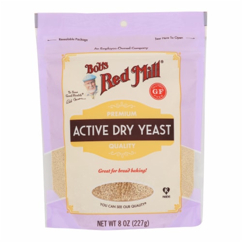 Bob's Red Mill - Yeast Active Dry - Case of 4-8 oz. Perspective: front