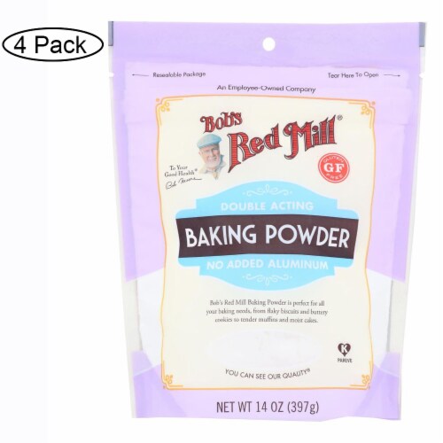 Bob's Red Mill - Baking Powder - Case of 4-14 oz. Perspective: front