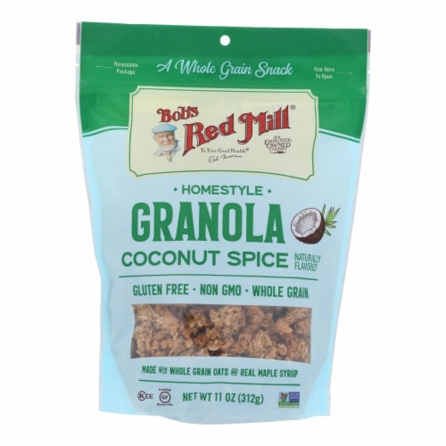 Bob's Red Mill - Granola Coconut Spice - Case of 6 - 11 oz. Perspective: front