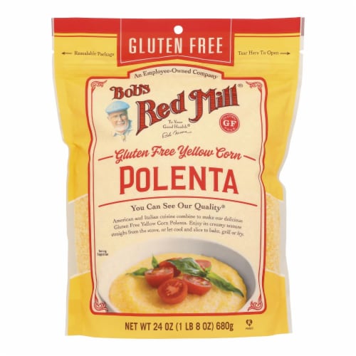 Bob's Red Mill - Corn Grits Polenta Gluten Free - Case of 4 - 24 oz. Perspective: front