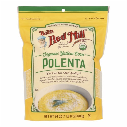Bob's Red Mill - Corn Grits Polenta - Case of 4 - 24 oz. Perspective: front