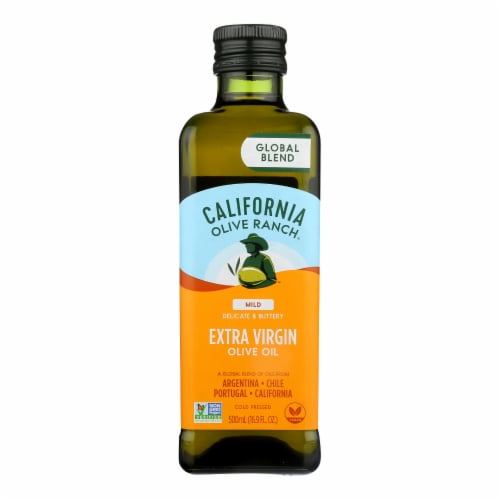 California Olive Ranch Olive Oil - Mild & Buttery - Case of 6 - 16.9 fl oz. Perspective: front