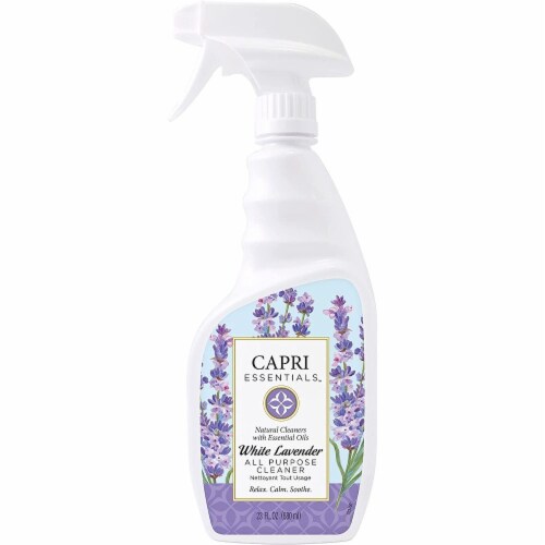 Capri Essentials - Cleaner Allpurp Wht Lavender Spry - Case of 6-23 oz. Perspective: front