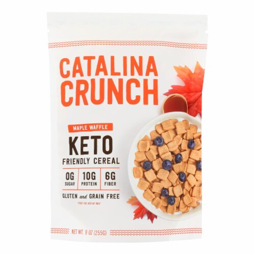 Catalina Snacks Inc - Crunch Crl Maple Waffle - Case of 6 - 9 oz. Perspective: front