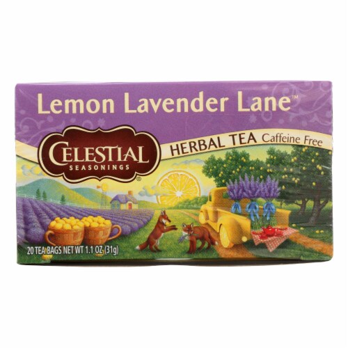 Celestial Seasonings - Tea - Lemon Lavender Lane - Case of 6 - 20 Bags Perspective: front