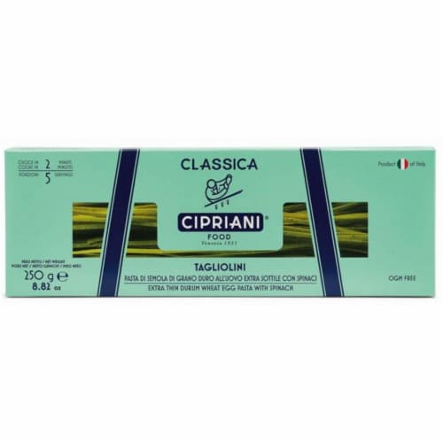 Cipriani New York - Pasta Egg Tagliolini - Case of 12 - 8.82 oz. Perspective: front