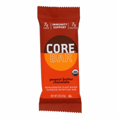 Core Foods - Bar Proboi Peanut Butter Chocolate - Case of 8 - 2 oz. Perspective: front