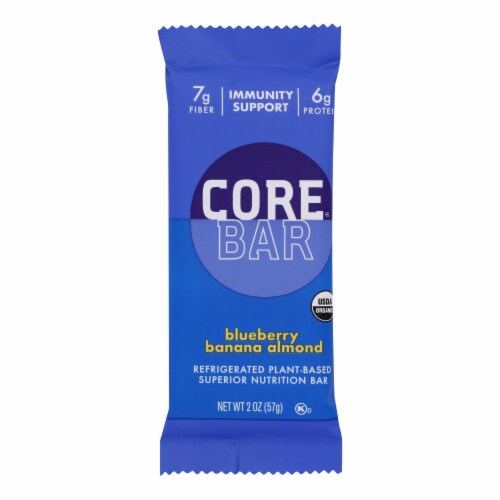 Core Foods - Bar Probiotic Blubry - Case of 8 - 2 oz. Perspective: front