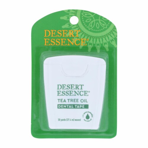 Desert Essence - Tea Tree Oil Dental Tape - 30 Yds - Case of 6 Perspective: front