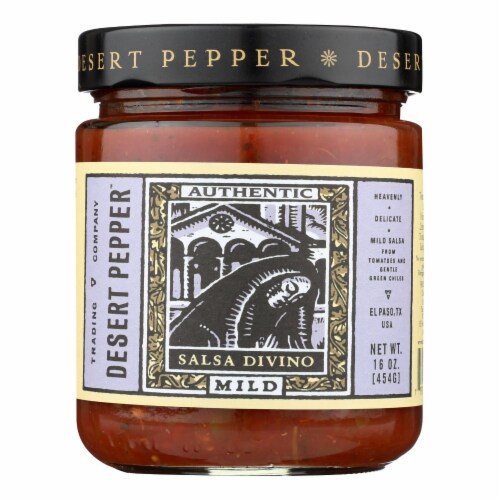 Desert Pepper Trading - Mild Divino Salsa - Case of 6 - 16 oz. Perspective: front