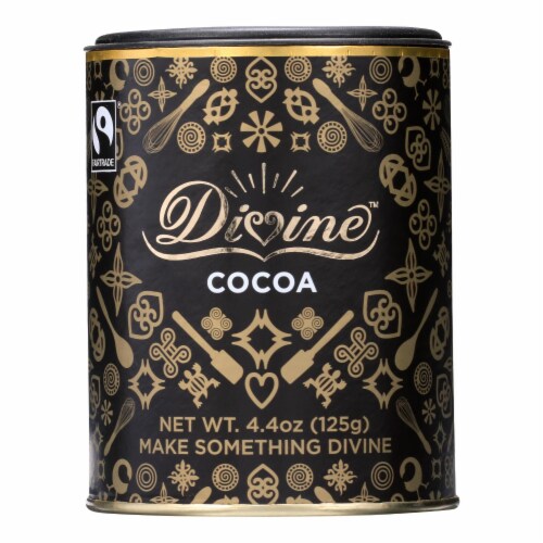 Divine - Cocoa Powder - 4.4 oz - case of 12 Perspective: front