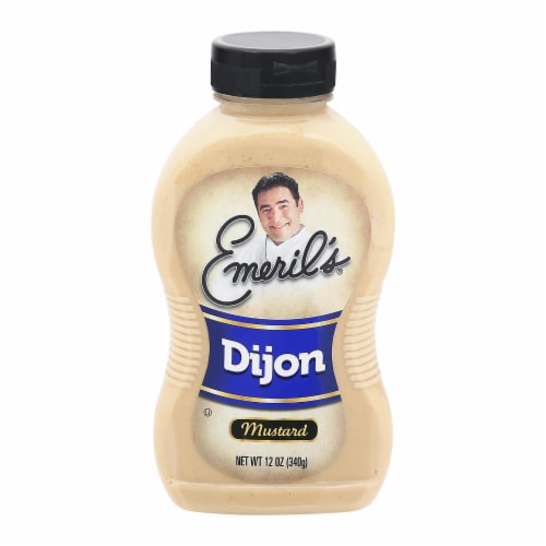 Emeril Dijon Mustard - Case of 12 - 12 oz. Perspective: front