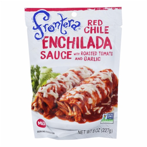 Frontera Foods Red Chile Enchilada Sauce - Enchilada Sauce - Case of 6 - 8 oz. Perspective: front