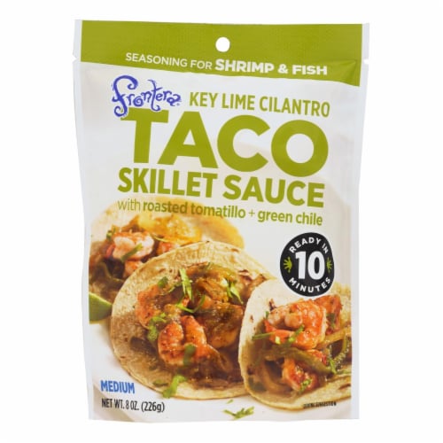 Frontera Foods Key Lime Cilantro Taco Skillet Sauce - Skillet Sauce - Case of 6 - 8 oz. Perspective: front