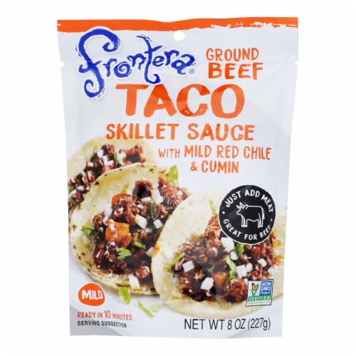 Frontera Foods Texas Original Taco Skillet Sauce - Taco Skillet Sauce - Case of 6 - 8 oz. Perspective: front