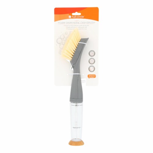 Full Circle Be Good 2.36 in. W x 9.25 in. L White Bamboo/Plastic Dish Brush  - Total Qty: 1, Count of: 1 - Fry's Food Stores