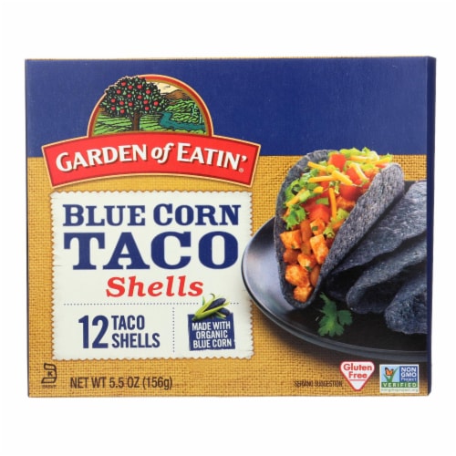 Garden Of Eatin' Blue Corn Taco Shells - Case Of 12 - 5.5 Oz. Perspective: front