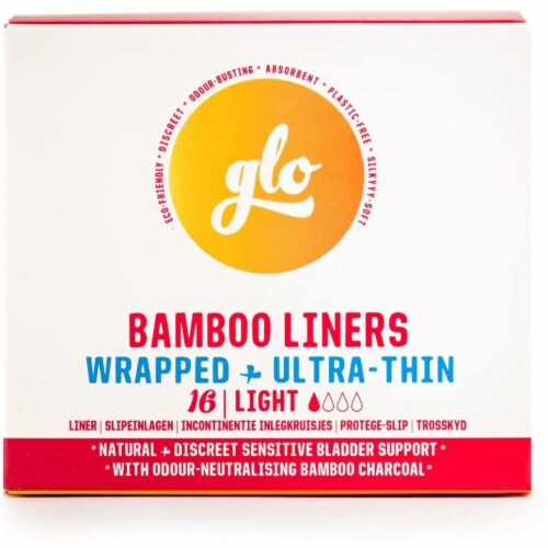 Glo - Liner Bmboo Senstv Bldder - Case of 12-16 CT Perspective: front
