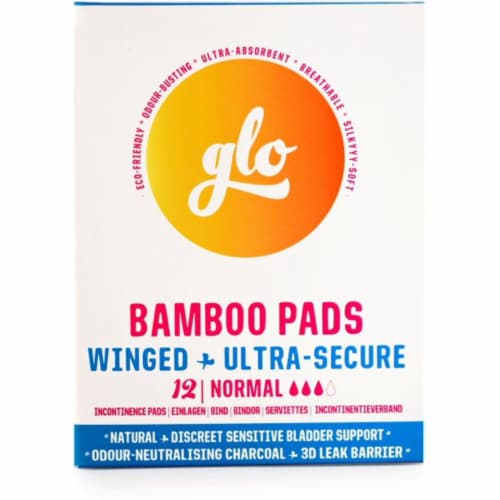 Glo - Pads Bamboo Senstv Blddr - Case of 8-12 CT Perspective: front
