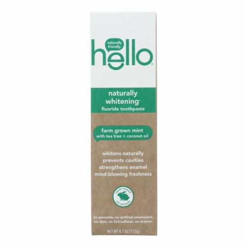 Hello Products Llc - Tpst Natural Whitening Flride - Case of 6-4.7 oz. Perspective: front