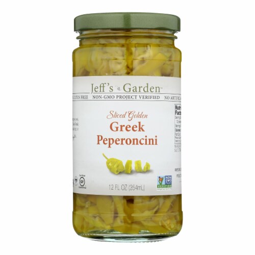 Jeff's Natural Jeff's Natural Greek Pepperoncini - Greek Pepperoncini - Case of 6 - 12 oz. Perspective: front