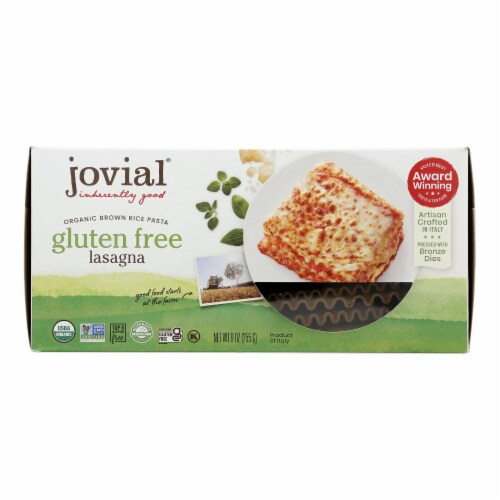 Jovial - Pasta - Organic - Brown Rice - Lasagna - 9 oz - case of 12 Perspective: front