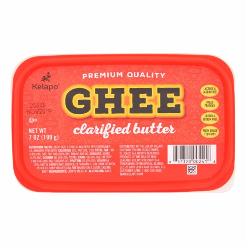 Kelapo - Ghee Clarified Butter - Case of 6 - 7 oz. Perspective: front
