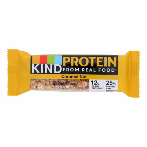 Kind Toasted Caramel Nut Bar - Case of 12 - 1.76 oz. Perspective: front