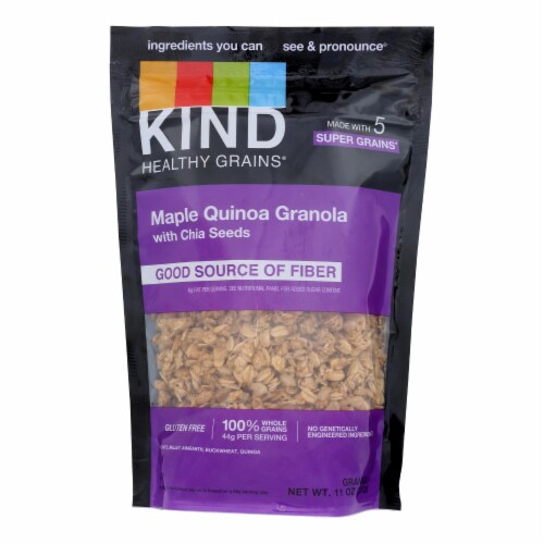 Kind Fruit and Nut Bars Clusters - Maple Walnut with Chia and Quinoa - 11 oz - Case of 6 Perspective: front