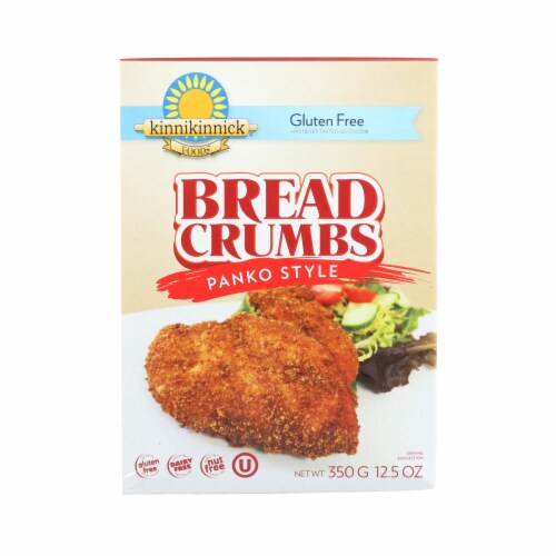 Kinnikinnick Bread Panko Style - Case of 6 - 12.5 oz. Perspective: front