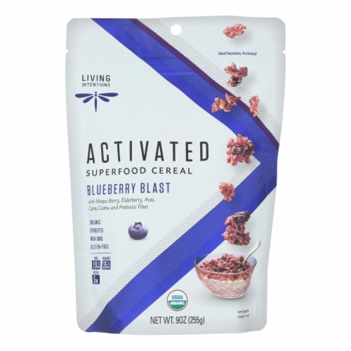 Living Intentions Activated Superfood Cereal - Case of 6 - 9 oz. Perspective: front