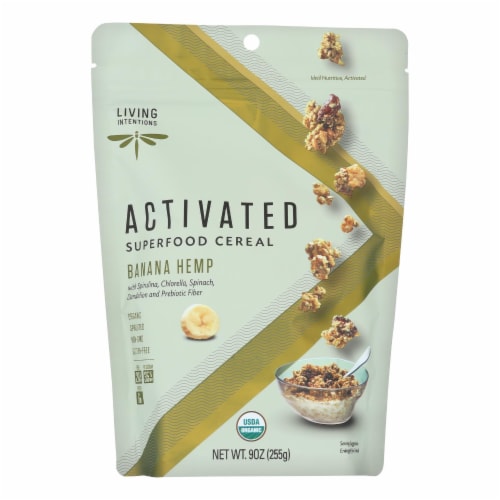 Living Intentions Activated Superfood Cereal - Case of 6 - 9 oz. Perspective: front