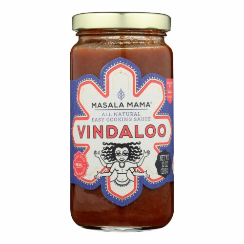 Masala Mama Vindaloo Simmer Sauce - Case of 6 - 10 oz. Perspective: front