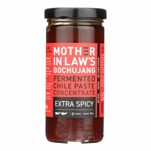 Mother-In-Law's Kimchi Extra Spicy Concentrated - Case of 6 - 10 oz. Perspective: front
