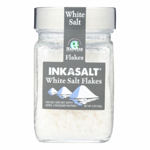 Natierra White Salt Flakes - Case of 6 - 5.00 oz. Perspective: front