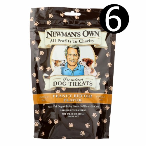 Newman's Own Organics Premium Butter Treats - Peanut - Case of 6 - 10 oz. Perspective: front