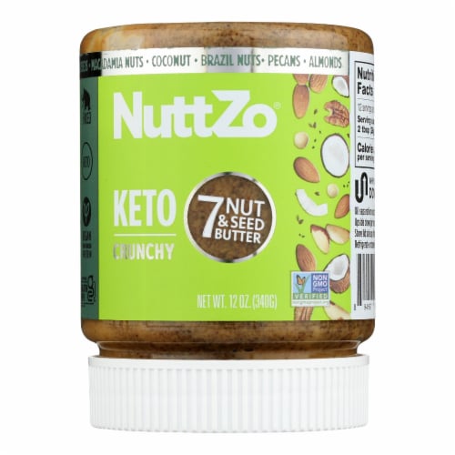 Nuttzo - Nut & Seed Butter Keto - Case of 6 - 12 oz. Perspective: front